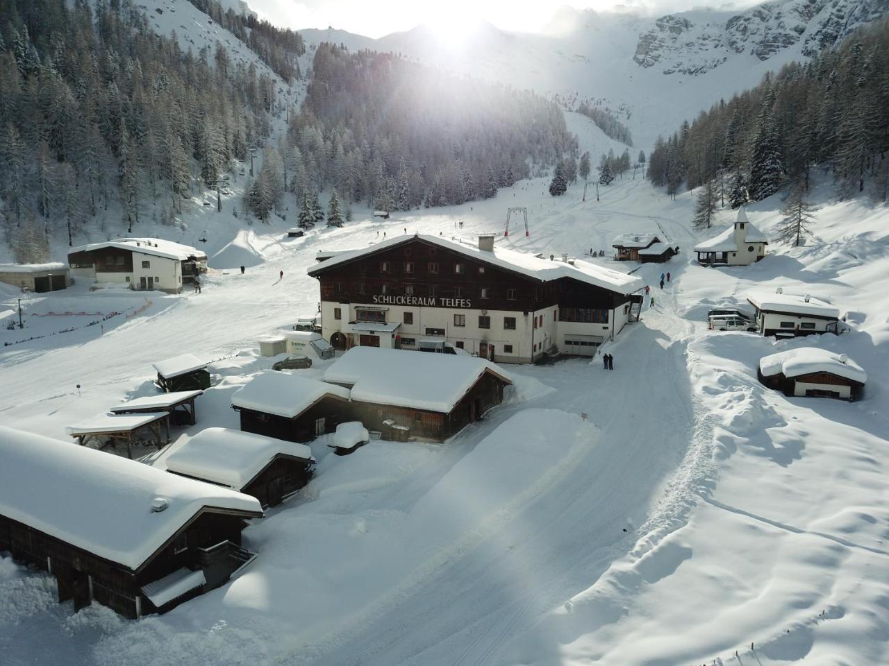 Berghotel Schlickeralm 1.616 M Fulpmes Buitenkant foto